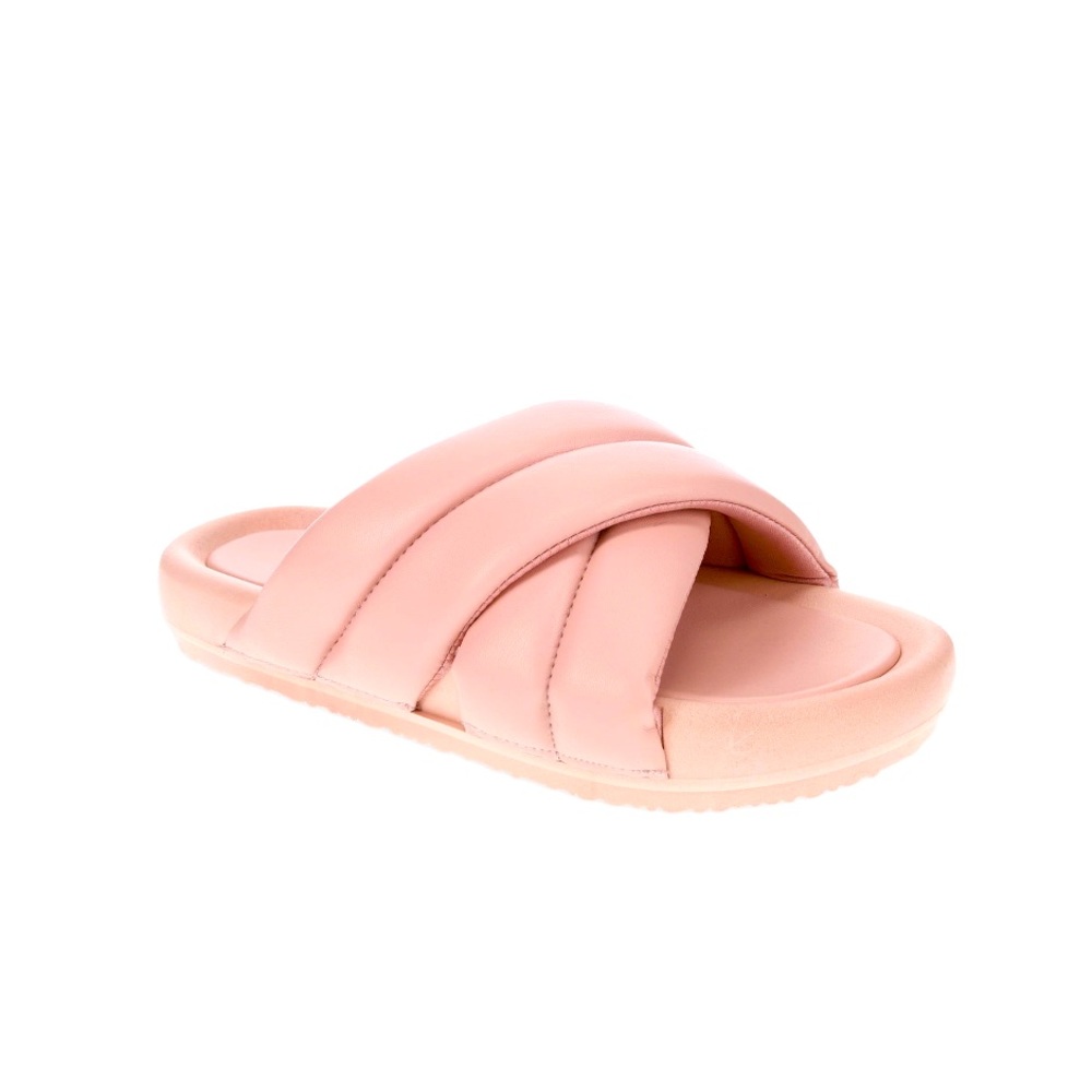 🆕 Womens crossband slide sandals
